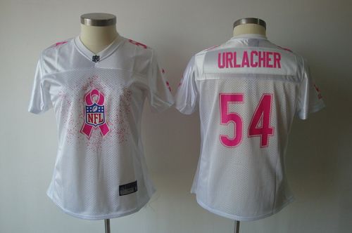 Bears #54 Brian Urlacher White 2011 Breast Cancer Awareness Stitched NFL Jersey - Click Image to Close